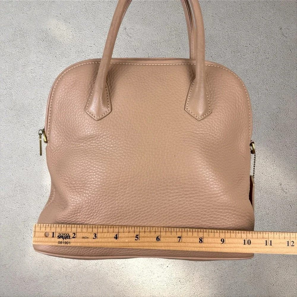 Vintage Coach Sonoma Satchel #4921 Natural Grain Leather Cream Top Handle Purse‎